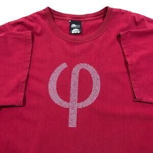 Vintage ThinkGeek Phi Golden Ratio Math Tee T-Shirt Mens Size 3XL Red Y2K
